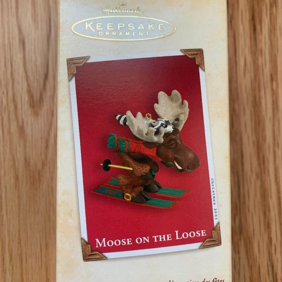 Hallmark Keepsake Ornament - Moose on the Loose 2003 - Brand New, Never Used - Picture 11 of 11